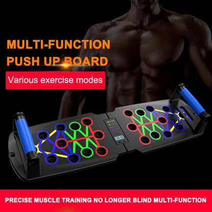 Portable Multifunctional Push-Up Board Foldable Push Ups Flexion Table Fitness Training Device Push-Up Machine Gym Equipment