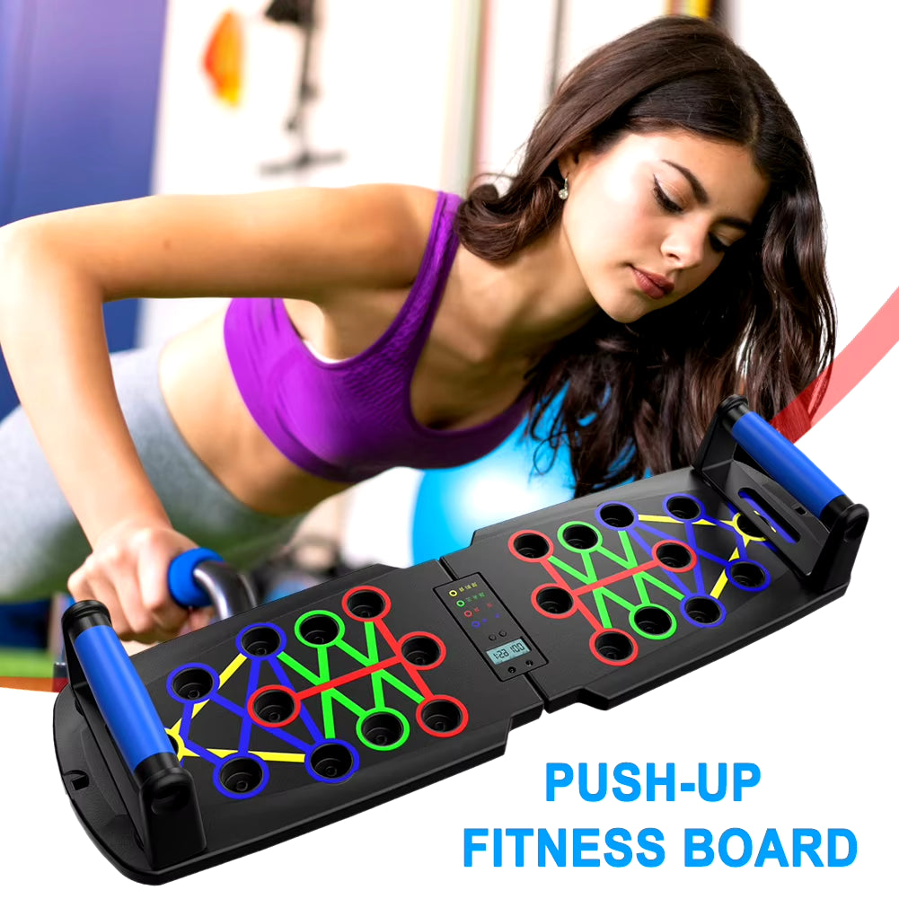 Portable Multifunctional Push-Up Board Foldable Push Ups Flexion Table Fitness Training Device Push-Up Machine Gym Equipment