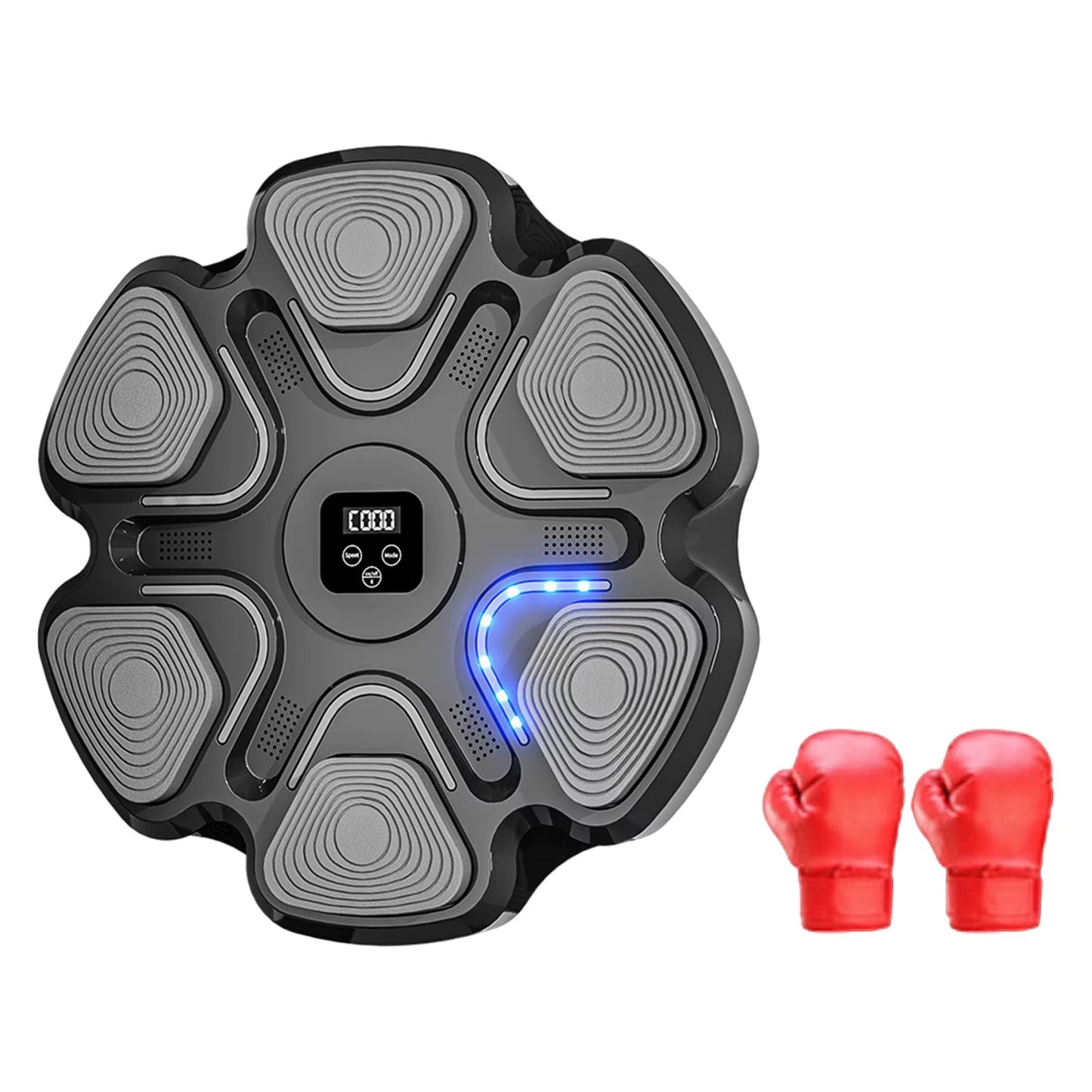 Smart Music Boxing Machine Bluetooth Beat Punch Wall Target LED Lighted Sandbag Practice Boxing Training Equipment Gym Home